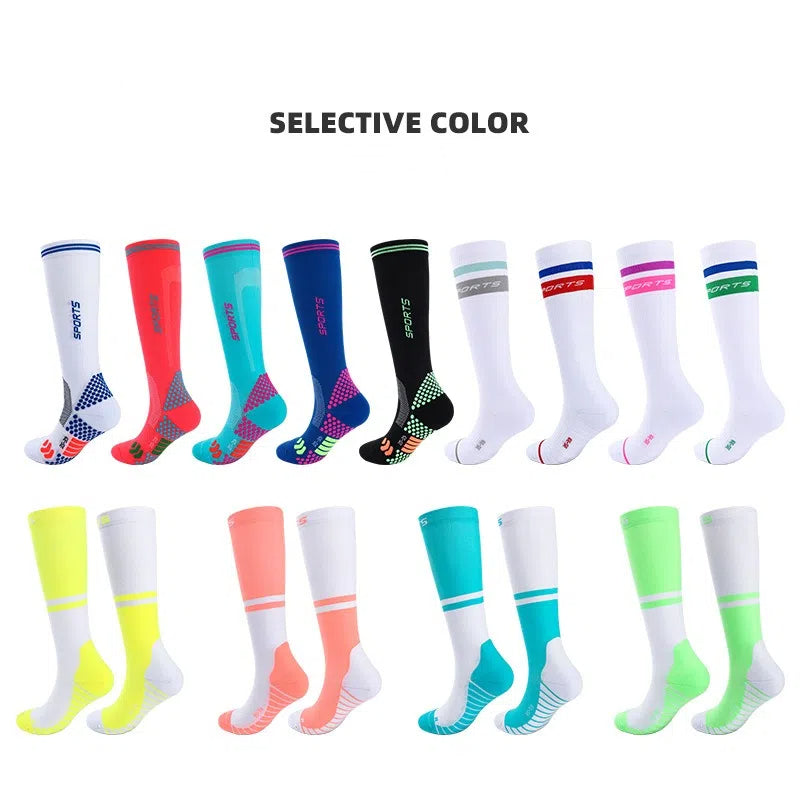 Athletic compression socks