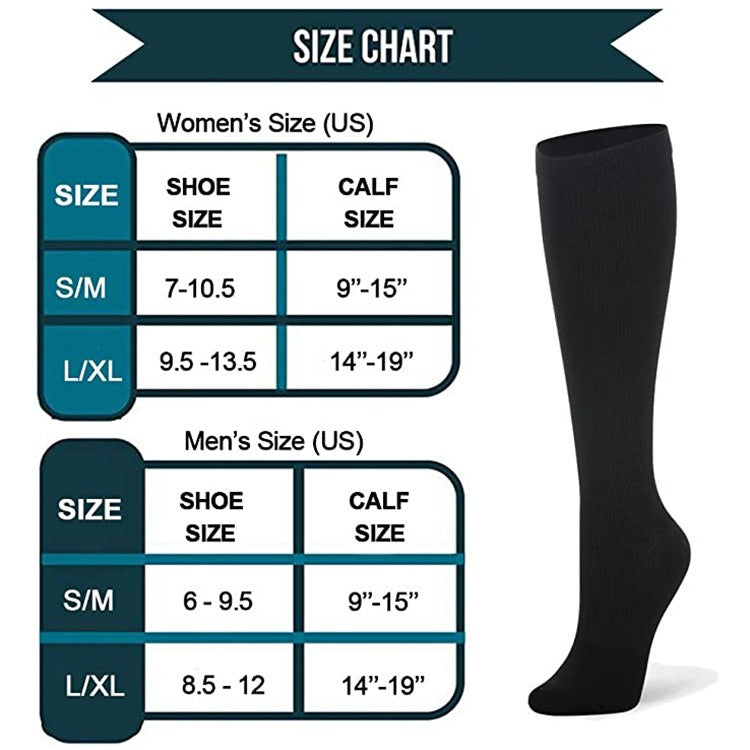 Medium compression socks